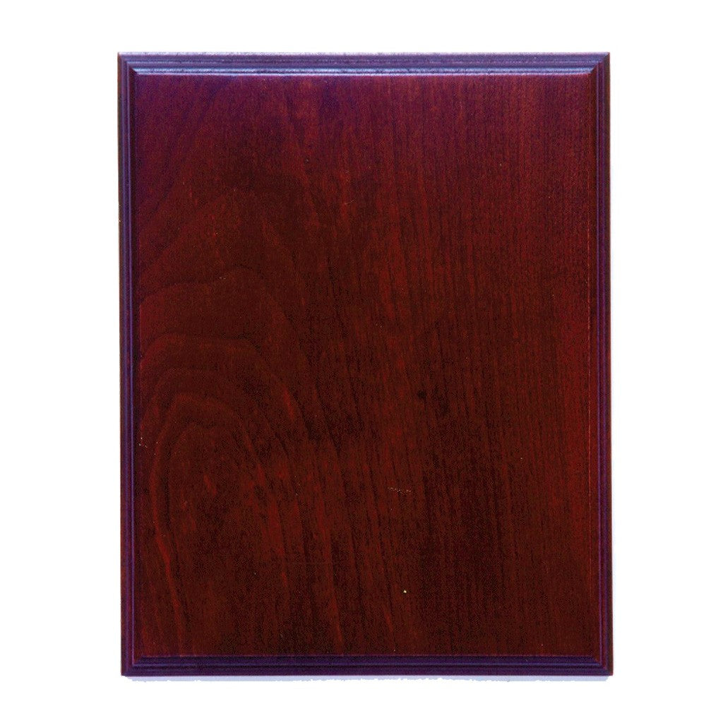 Walnut with Cherry Finish Rectangle Plaque image 0