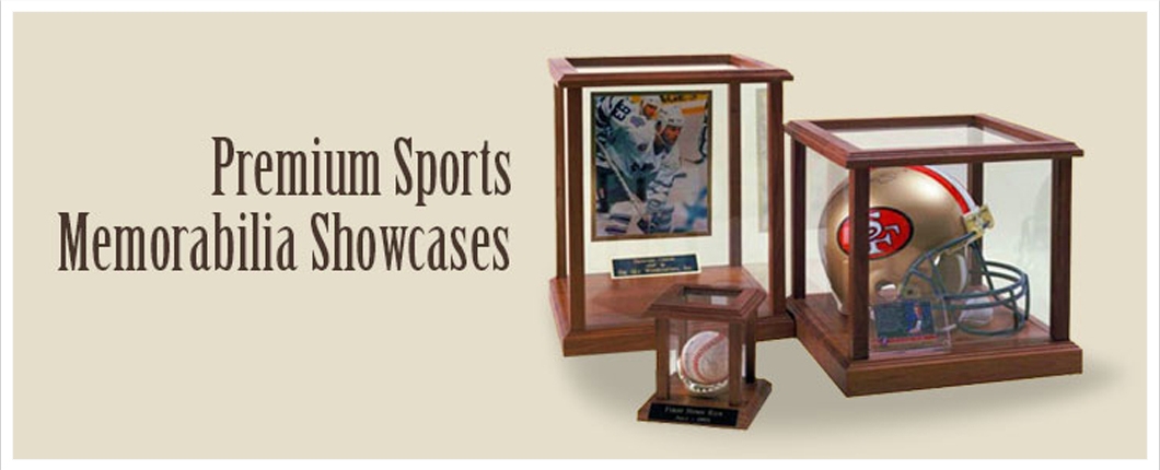 Premium Sports Memorabilia Showcases