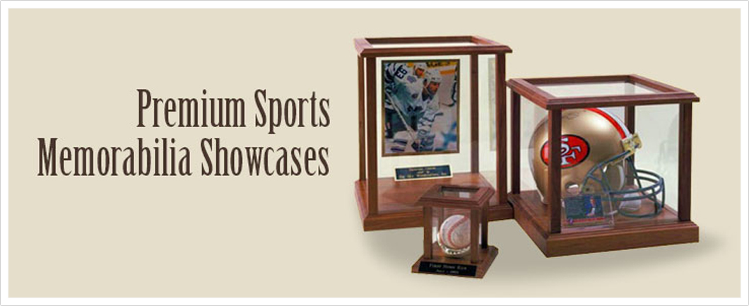 Premium Sports Memorabilia Showcases