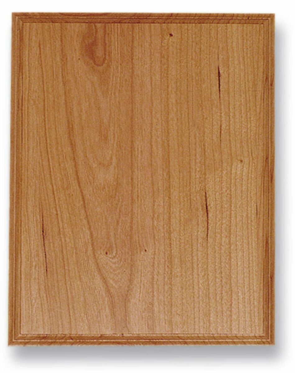 Cherry Wood Rectangle Wall Plaque