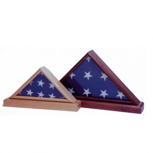 Wood flag cases from Big Sky