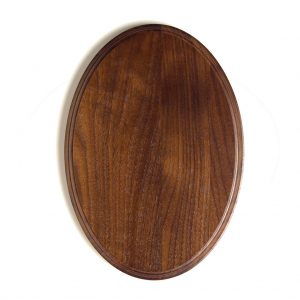 Wood oval bases made by Big Sky Woodcrafters