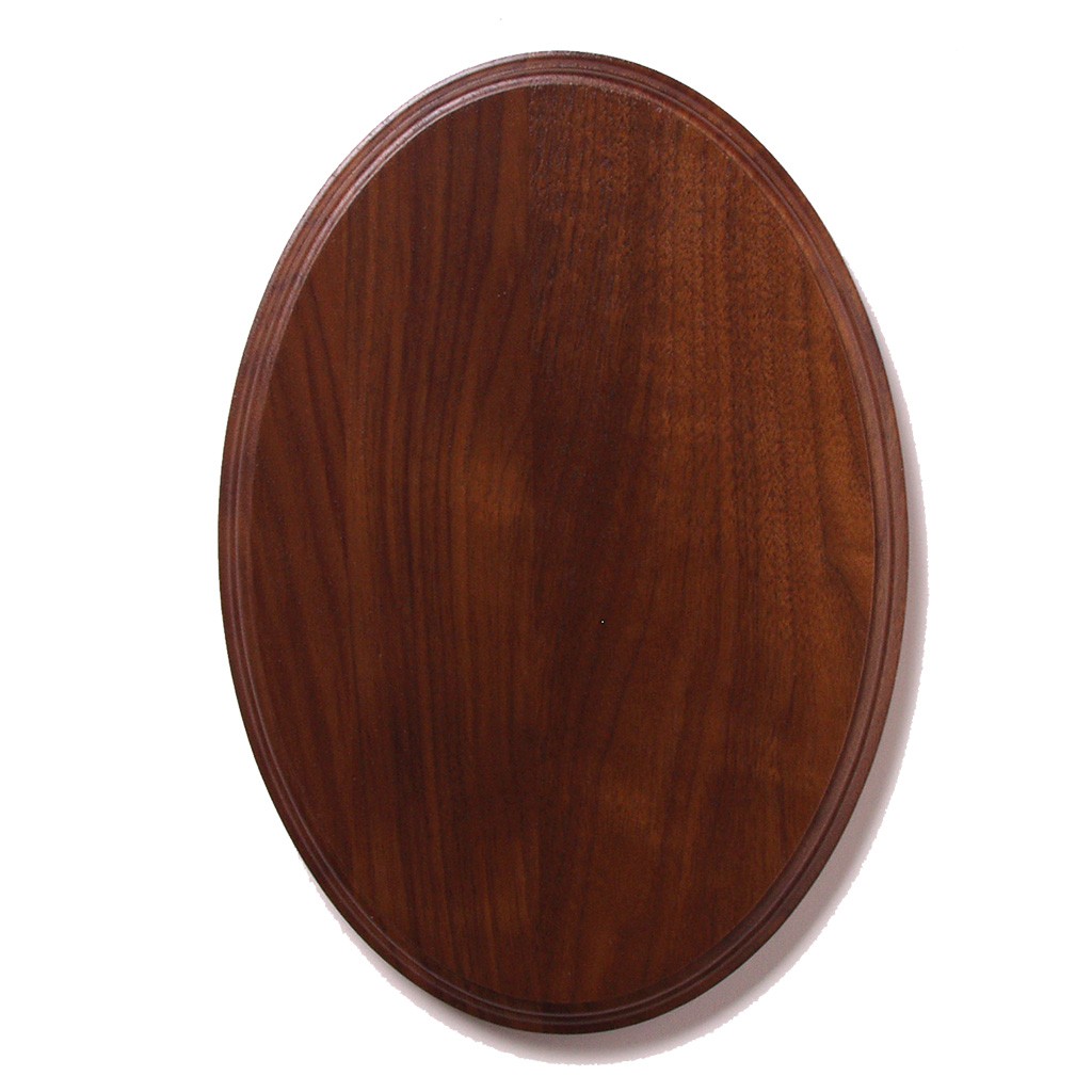 Wooden Oval Wall Plaque