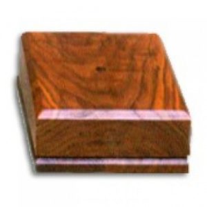 Wooden square base by Big Sky Woodcrafters